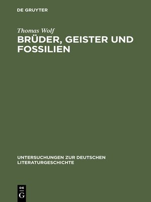 cover image of Brüder, Geister und Fossilien
